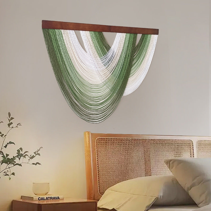 Nordic Arc Cotton Woven Wall Hanging Tapestry Boho Home Decor