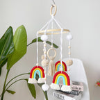 Nordic Rainbow Starry Sky Cotton Rope Hanging Mobile