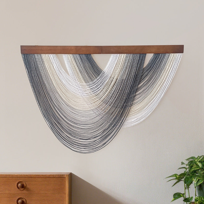 Nordic Arc Cotton Woven Wall Hanging Tapestry Boho Home Decor
