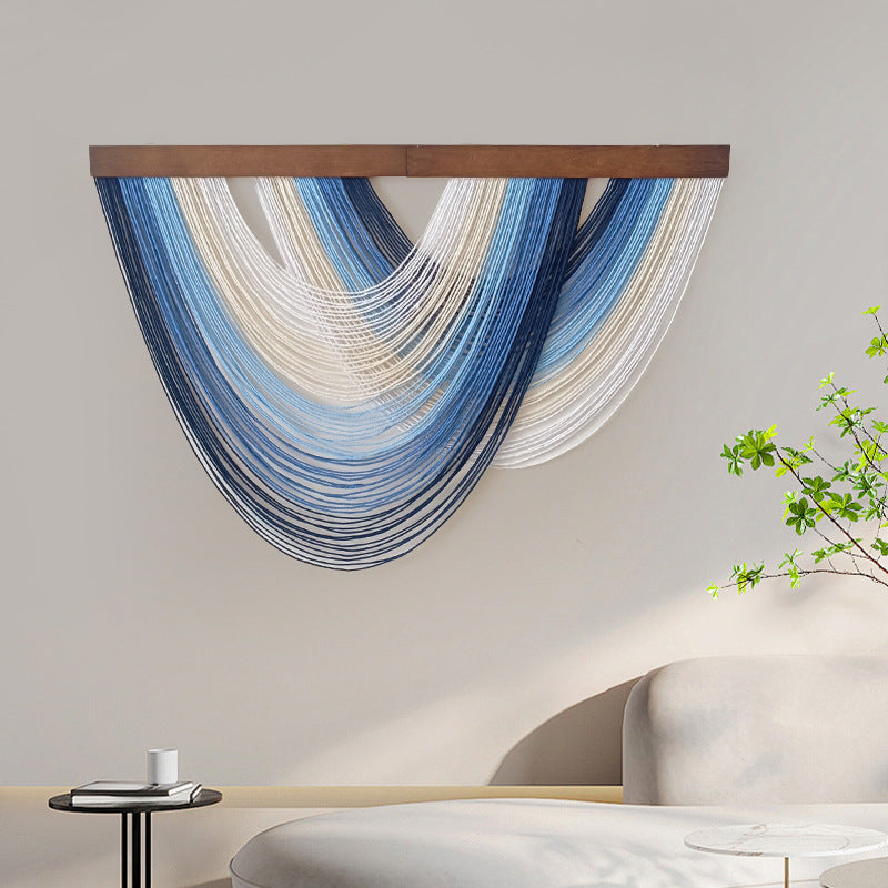 Nordic Arc Cotton Woven Wall Hanging Tapestry Boho Home Decor